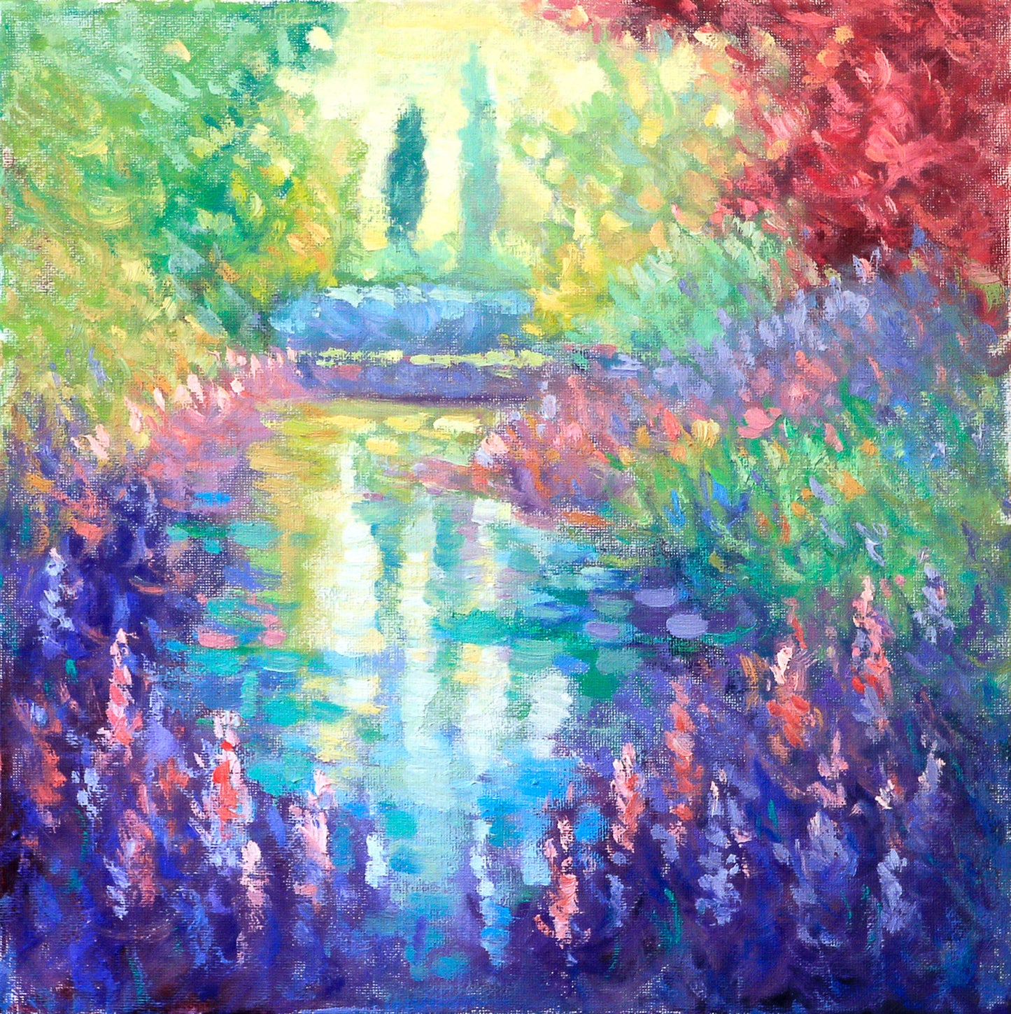 "Golden Reflections" Original Painting