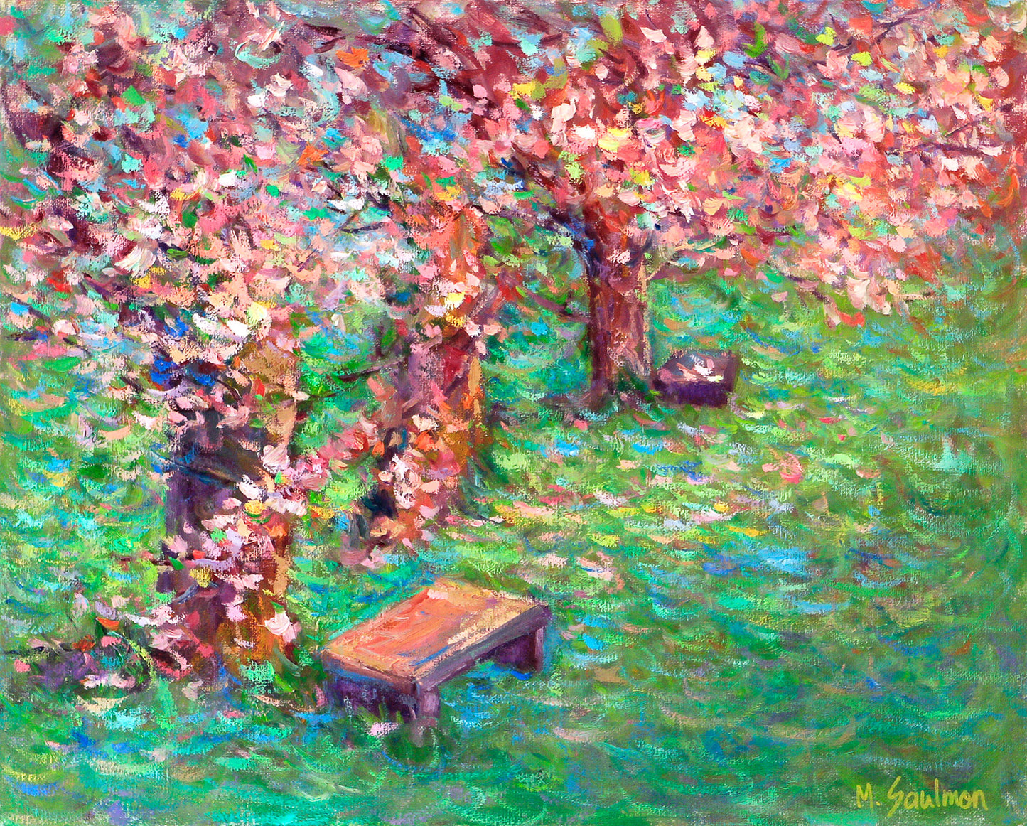 "In Bloom: A Cherry's Song" Original Painting