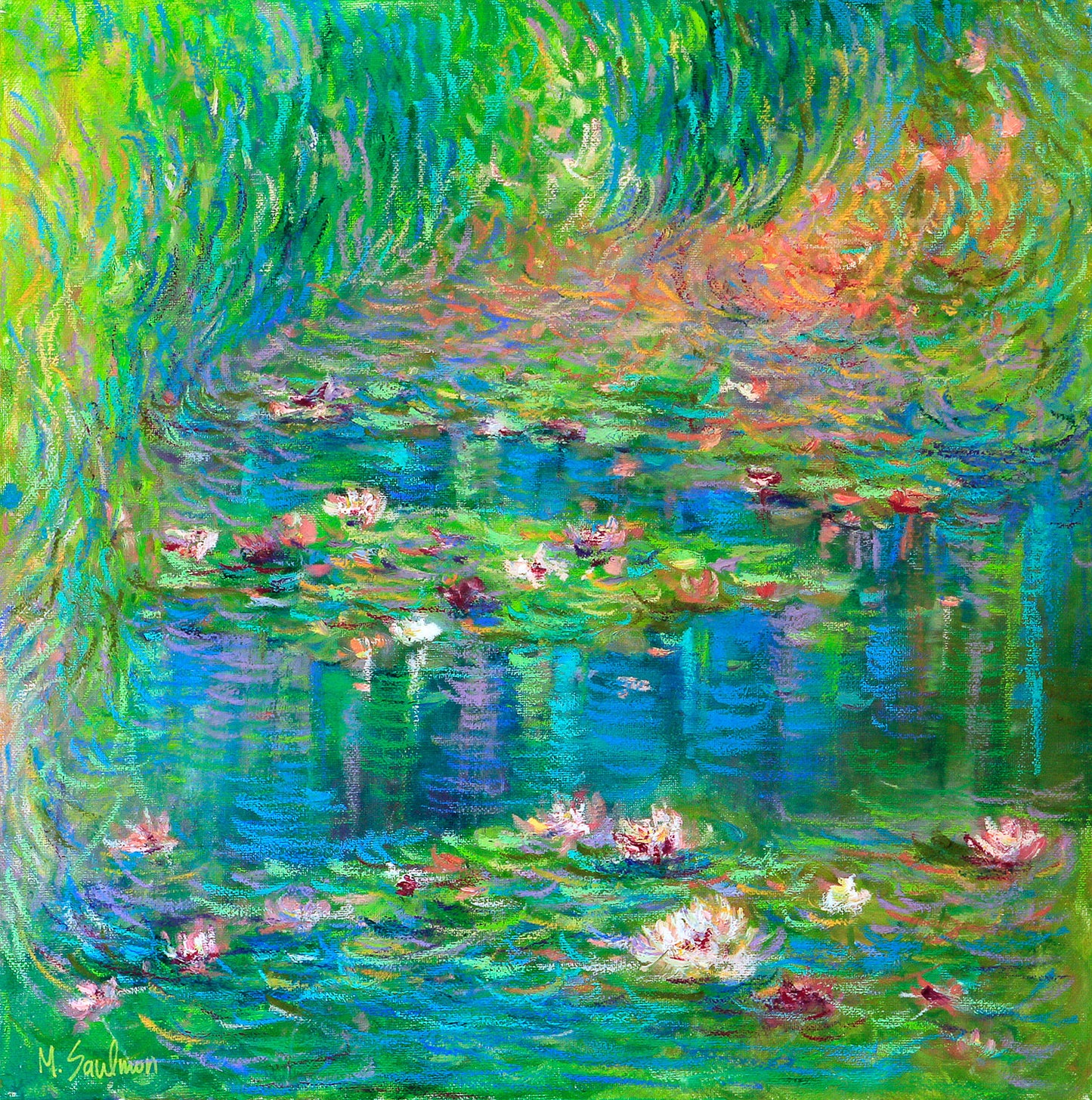 "Water Lilies" Original Painting