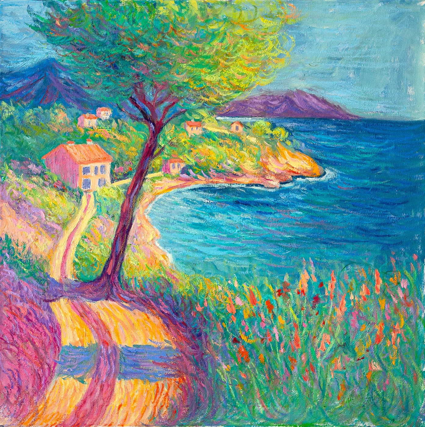 Coastal Harmony: Seashore Landscape